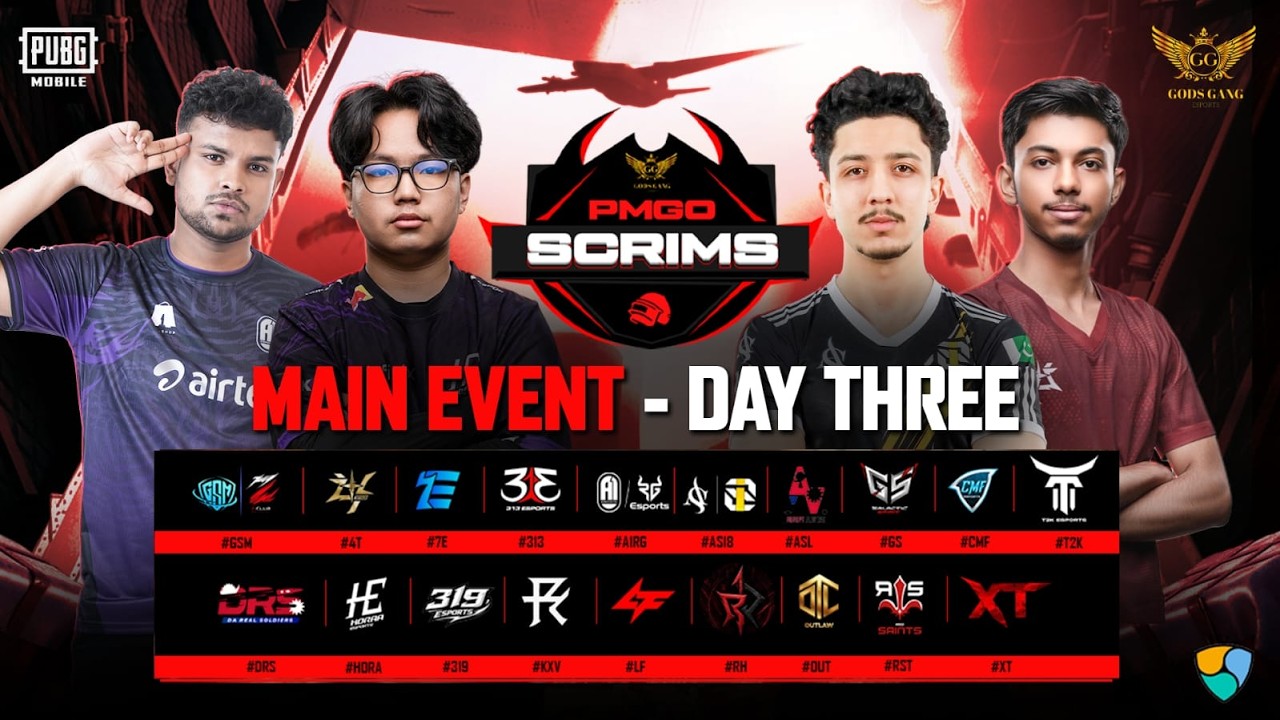 [ URDU ] GG PMGO SCRIMS | GRAND FINAL DAY 3 | FT - #4t #horaa #a1 #drs #asi8 #313 #7e #t2k #asl