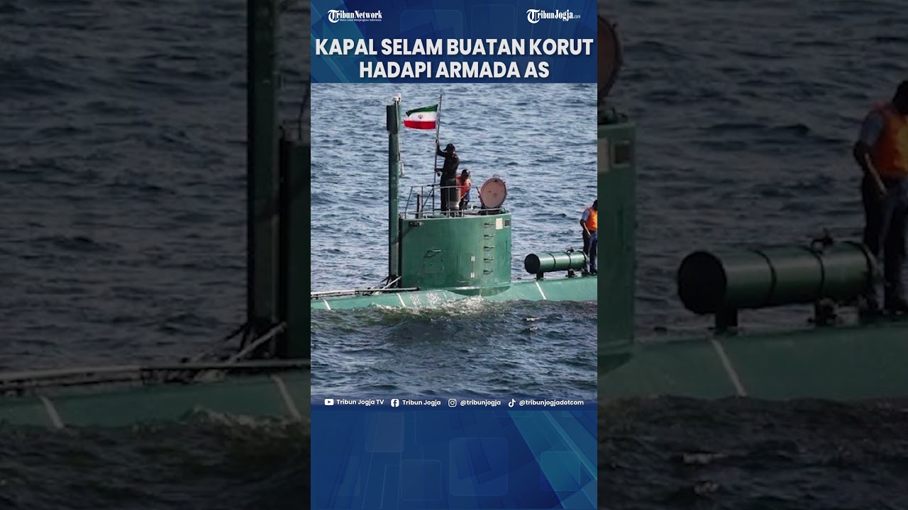 IRAN KERAHKAN KAPAL SELAM BUATAN KORUT DI SELAT HORMUZ, TAK BISA TERDETEKSI RADAR AS #Shorts