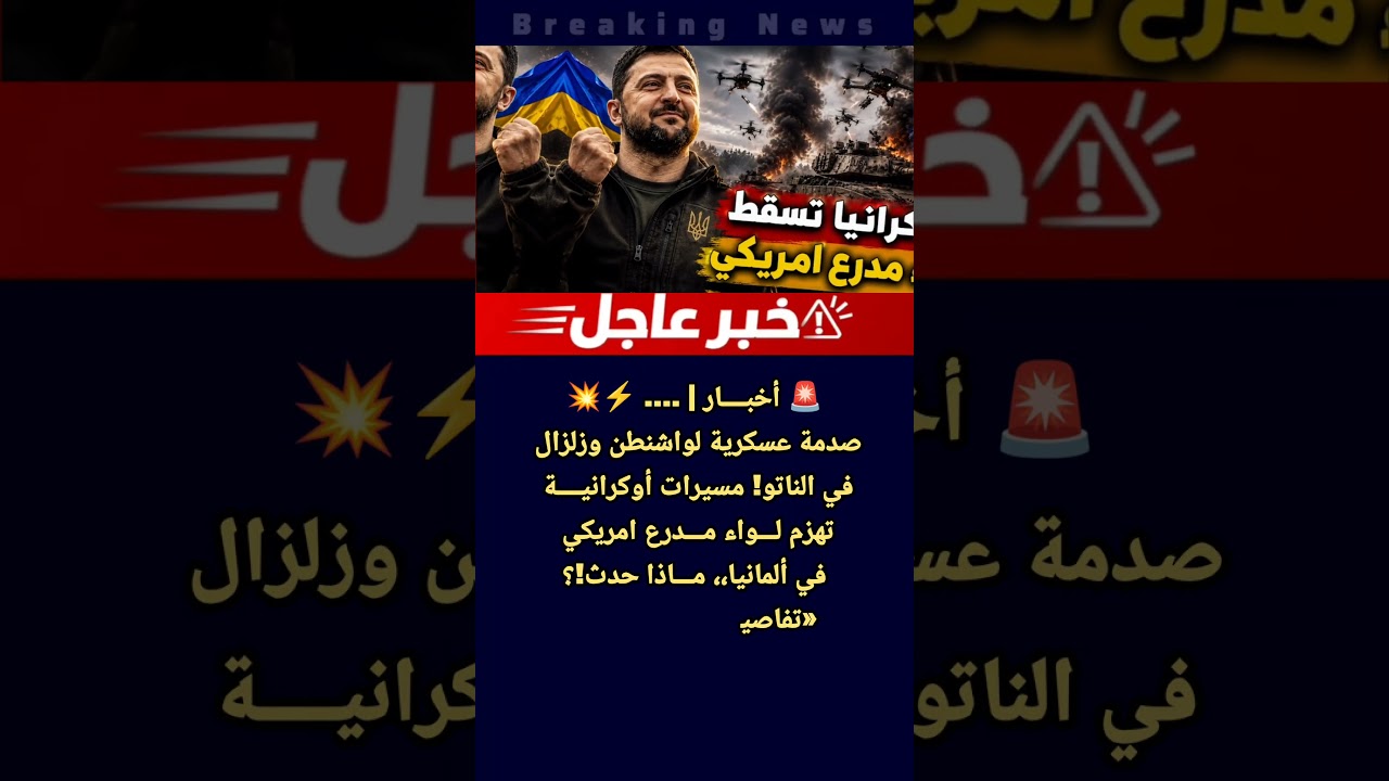 أخبار | زلزال عسكري في الناتو! مسيرات أوكرانية تهزم لواءً مدرعًا أمريكيًا في ألمانيا! ماذا حدث؟