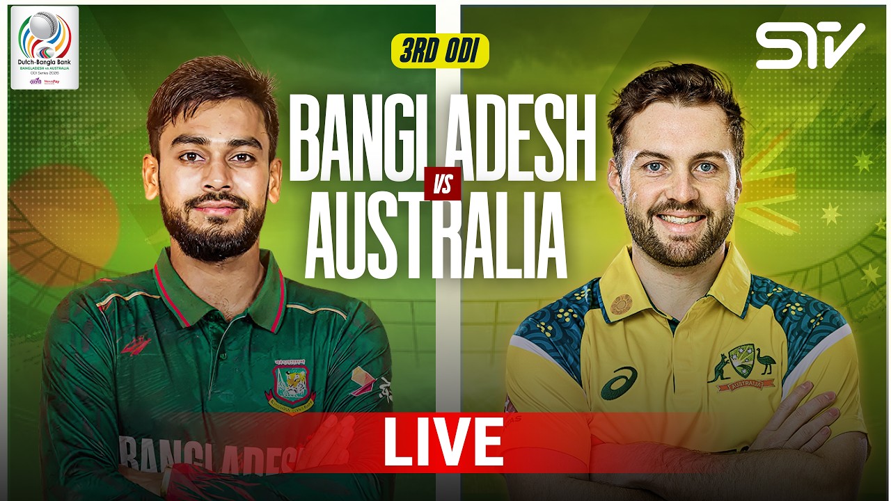 Live | Bangladesh vs Australia | Match 03 | ODI Series 2026 | M9K1K