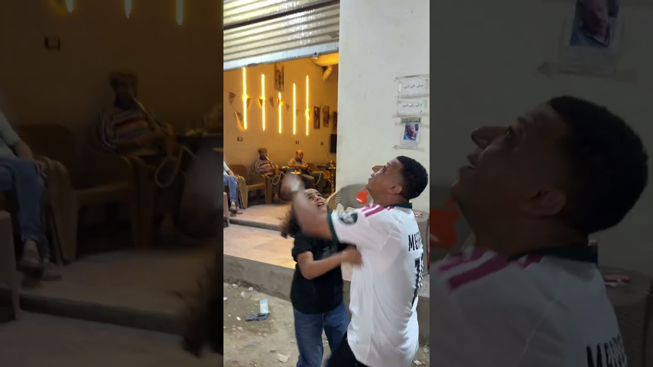 ياسين ڤان دايك الصغير بيحدف الكوره و بتيجي في دماغ امبابي و بيجرو علطول 😱😱😱😱