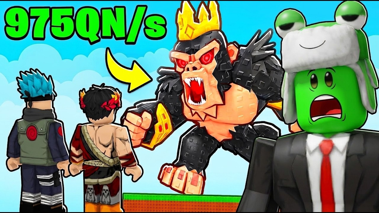 روبلوكس : سرقت بيضة ملك الغوريلا وطلّع لي حيوان الـنادر! 😱👑