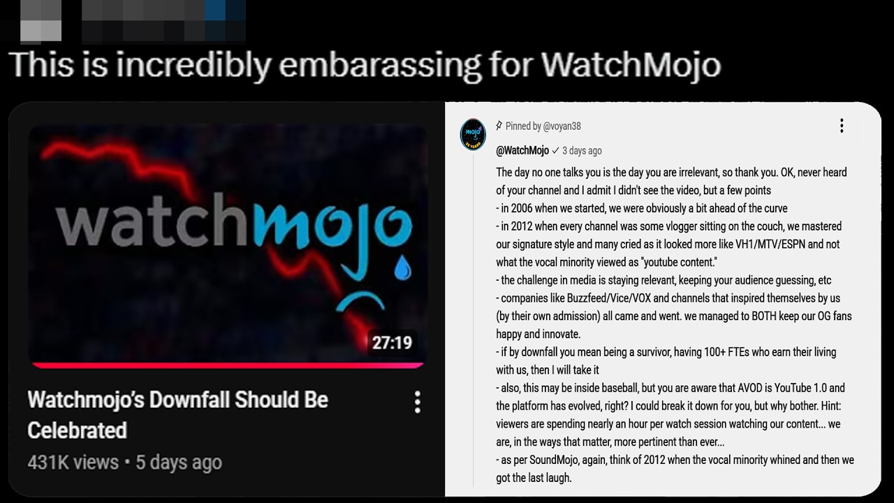 Big Youtube Channel Is Crashing Out