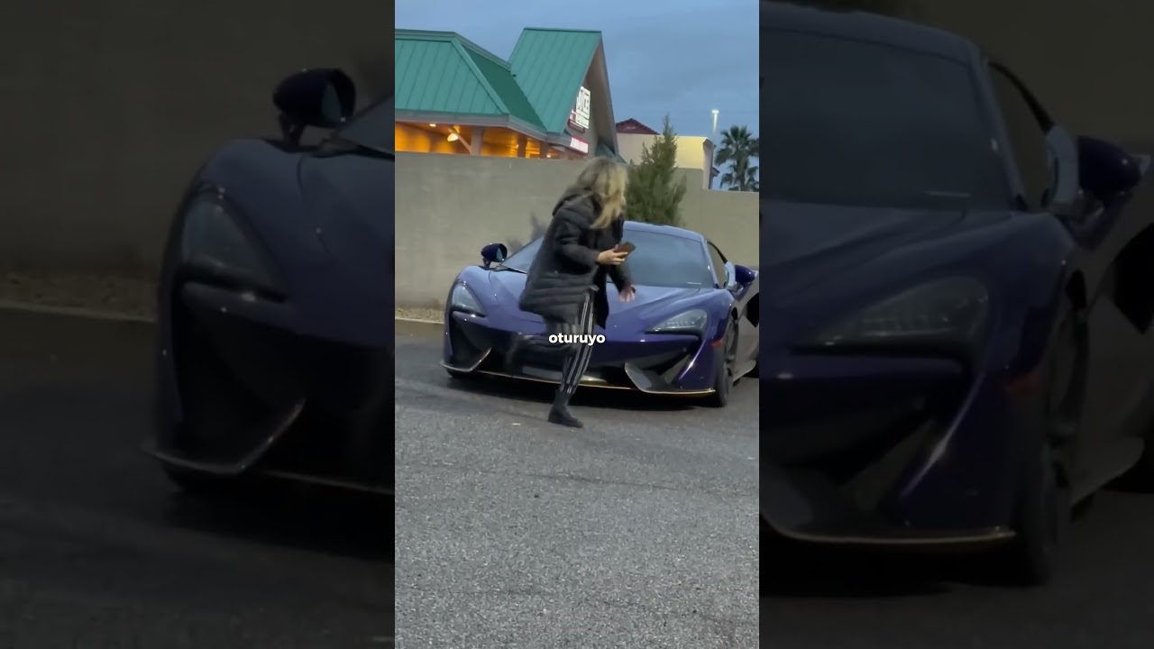 Egzotik araba sahibi olmak büyük dert... 😏