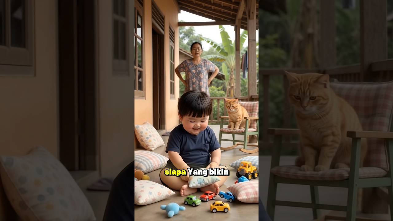 Si gemoy nyalahin kucing 🐈 lagi😁😂 #funny #comedy