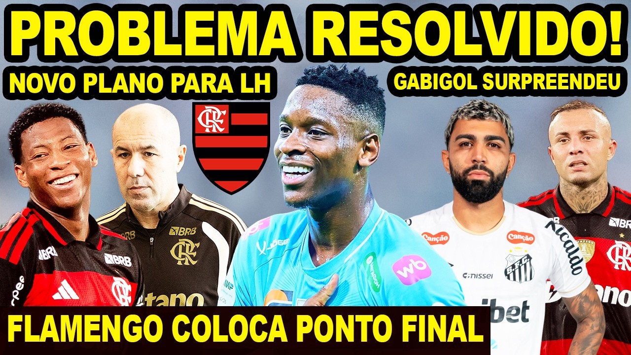 PROBLEMA RESOLVIDO! FLAMENGO COLOCA PONTO FINAL EM DILEMA COM ATACANTE! CEBOLINHA MACHUCADO! E+
