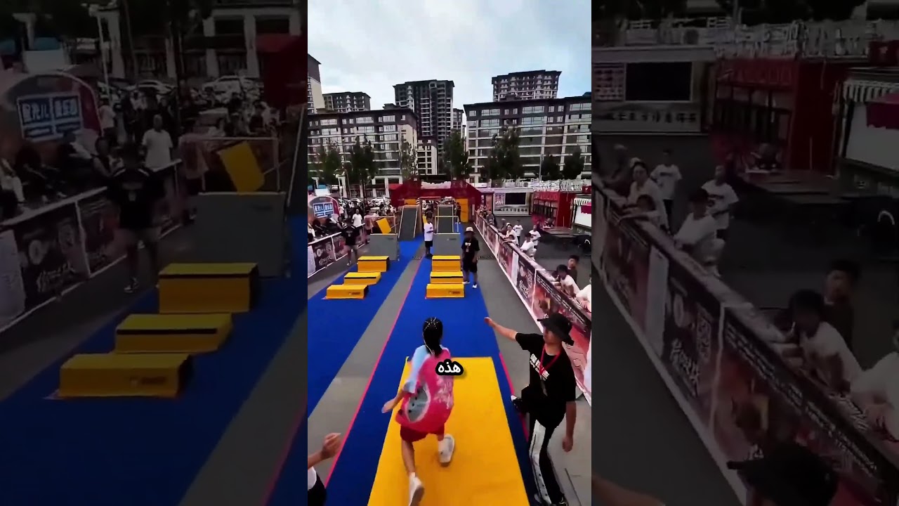 صدمت المعلمين! 😱 شاهد كيف فازت 'الفتاة الوردية' في أصعب سباق؟