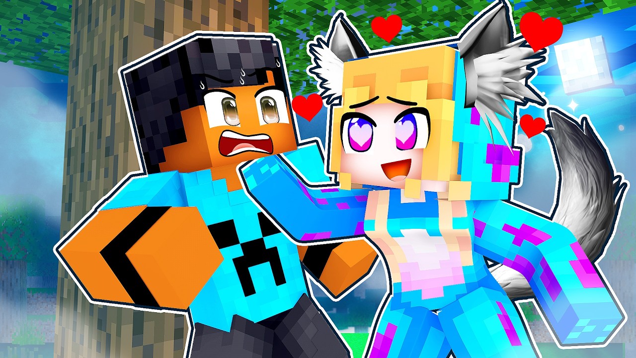 Fiz uma GAROTA LOBO se apaixonar por mim no Minecraft!
