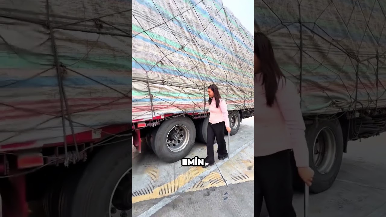 Eşinin Dinlenmesi İçin Kamyonu O Sürüyor ❤️🚛 #shorts