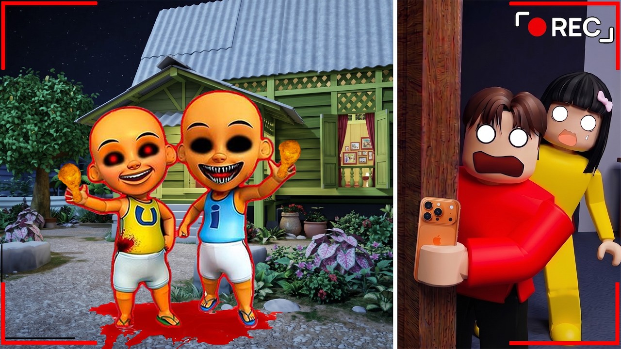 Yuta Mio Lihat Penampakan UPIN IPIN EXE Di Depan Rumah Minta Ayam Goreng |ROBLOX