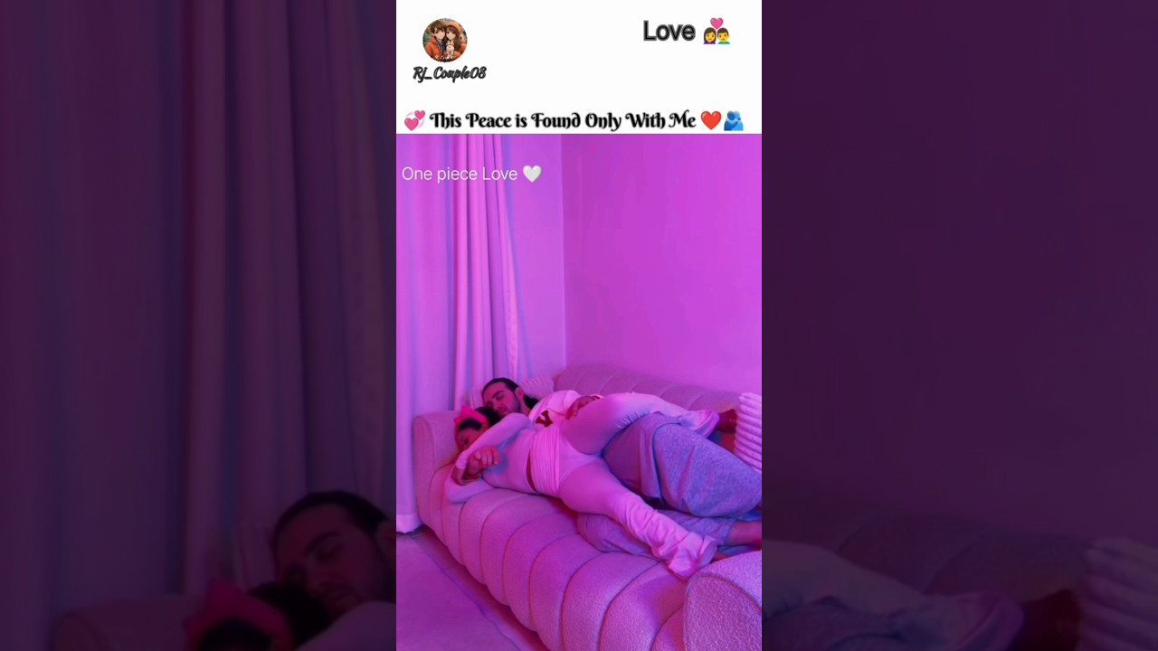 “This kind of peace… I find only with you 🫶❤️ #couplegoal #TrueLove ❤️ #PeaceWithYou 🫶 #CoupleGoals