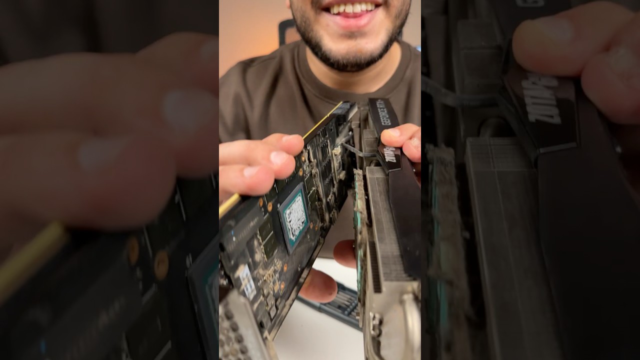 إنقاذ كارت شاشه ميت ☠️ بعد استخدام ٧ سنين 🥵