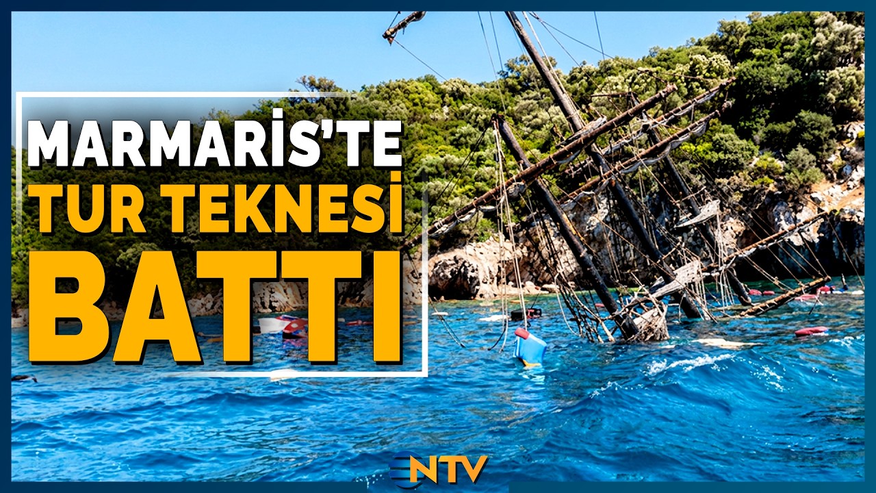 Muğla'da Tur Teknesi Battı, 100'den Fazla Kişi Tahliye Edildi | NTV