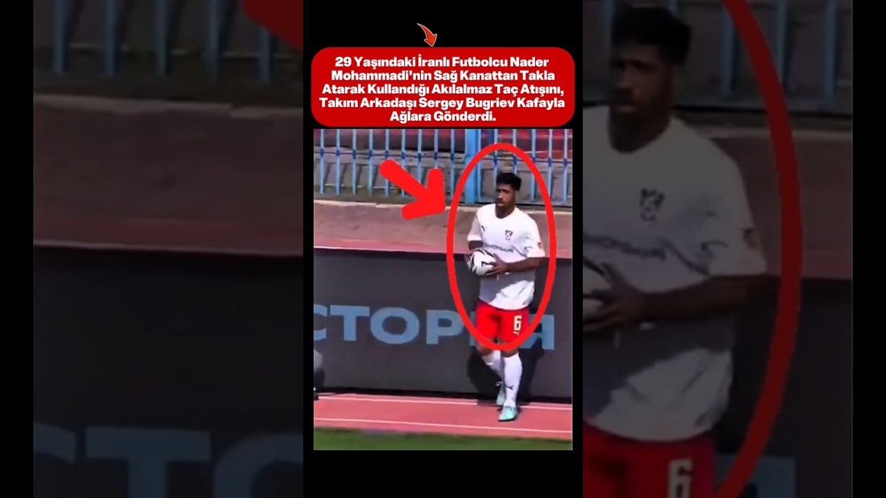 Futbol Tarihinin En Çılgın Taç Atışı!