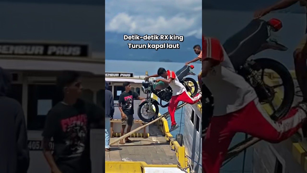 Rx king turun kapal #automobile #motoroffroad #modifikasimotor #youtubeshorts