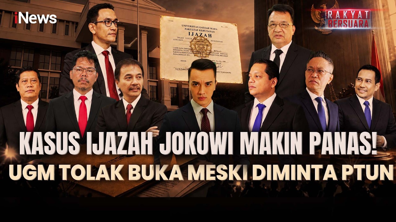 [FULL] PTUN Minta Ijazah Jokowi Dibuka, UGM Menolak! Rektor Bakal Dipenjara? | Rakyat Bersuara
