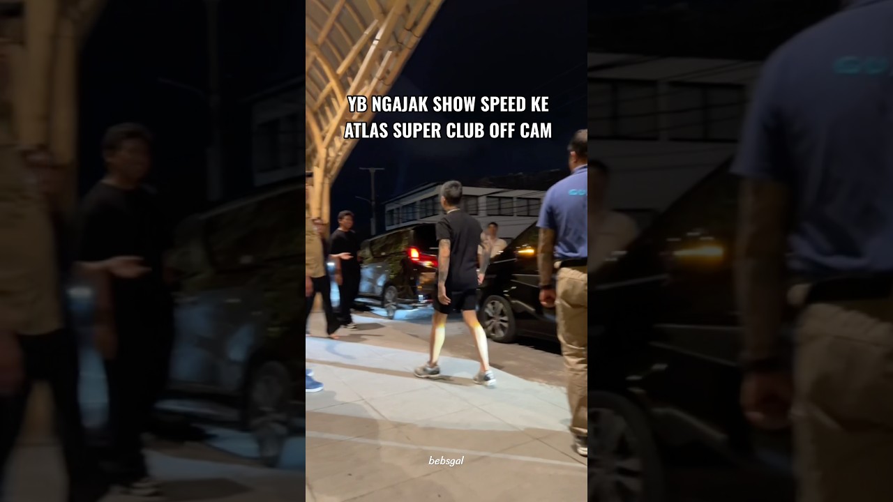 YB NGAJAK SHOW SPEED KE ATLAS SUPER CLUB OFF CAM ‼️ #yb #showspeed #aloy