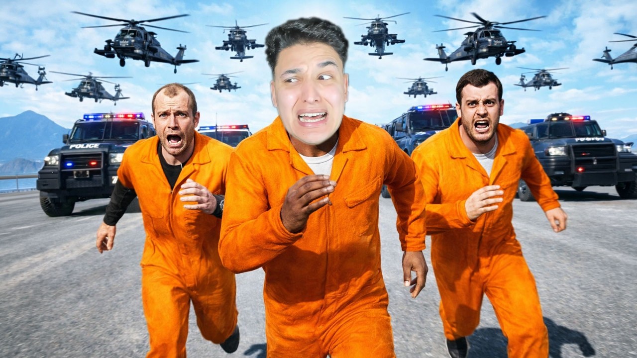 دخلت السجن انا وصحابى 😱 GTA 5