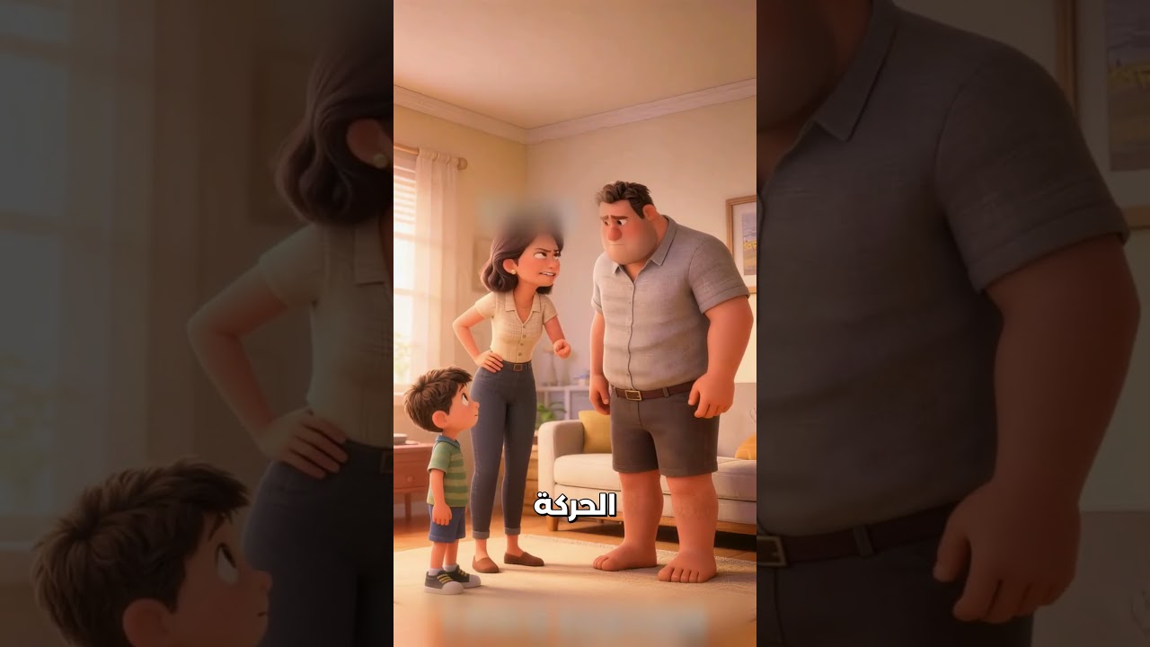 🛏️ انهيار السرير! شاهد ماذا فعل الأب الثقيل بعد سخرية زوجته انتقام باللحام والنار! | قصص روعة #شورت