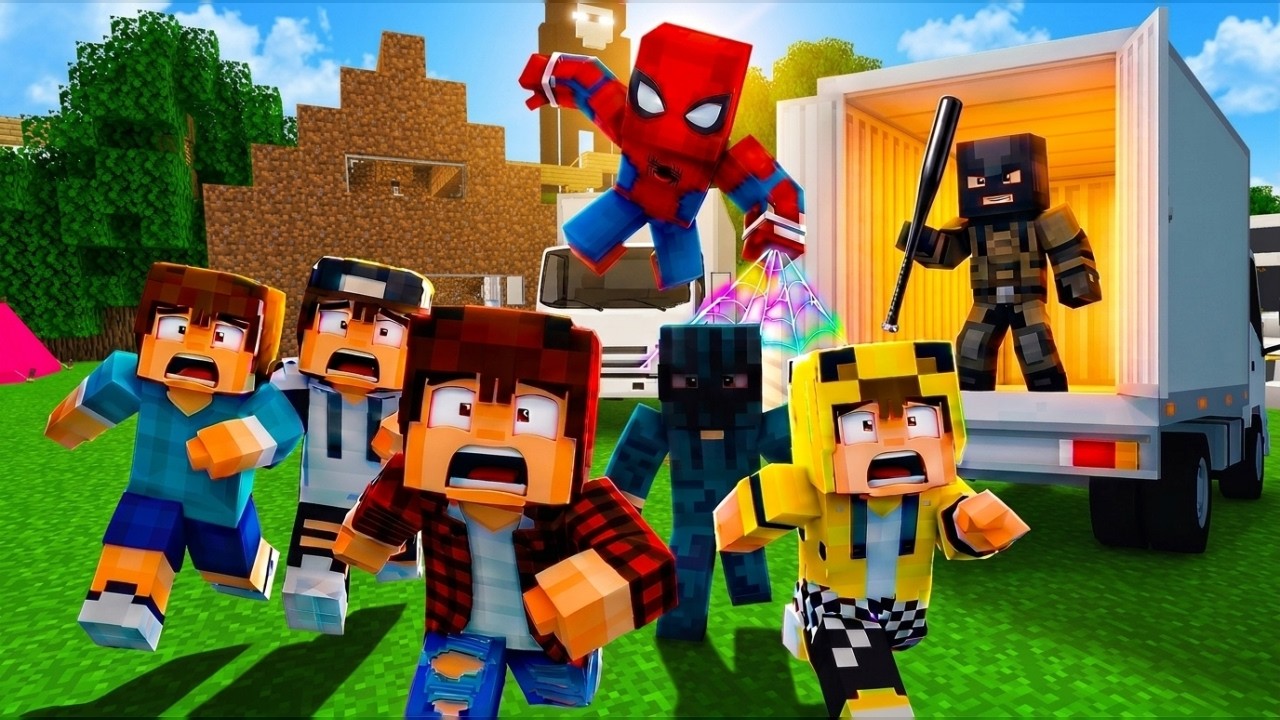 ماين كرافت لكن جيجي وعبوسي وكعبول يلقون نفق سري في البيت 😨😱 #فلم_ماين_كرافت