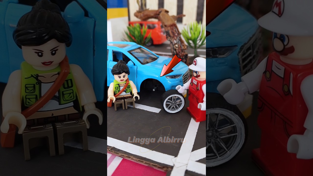 BAN MOBIL BIRU HILANG! TRUK PUTIH DATANG MENOLONG 🥰