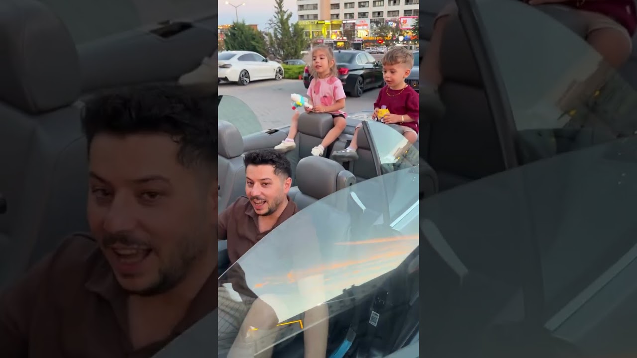 Üstü Açık Arabada Minik Yolculuk 😄🚗