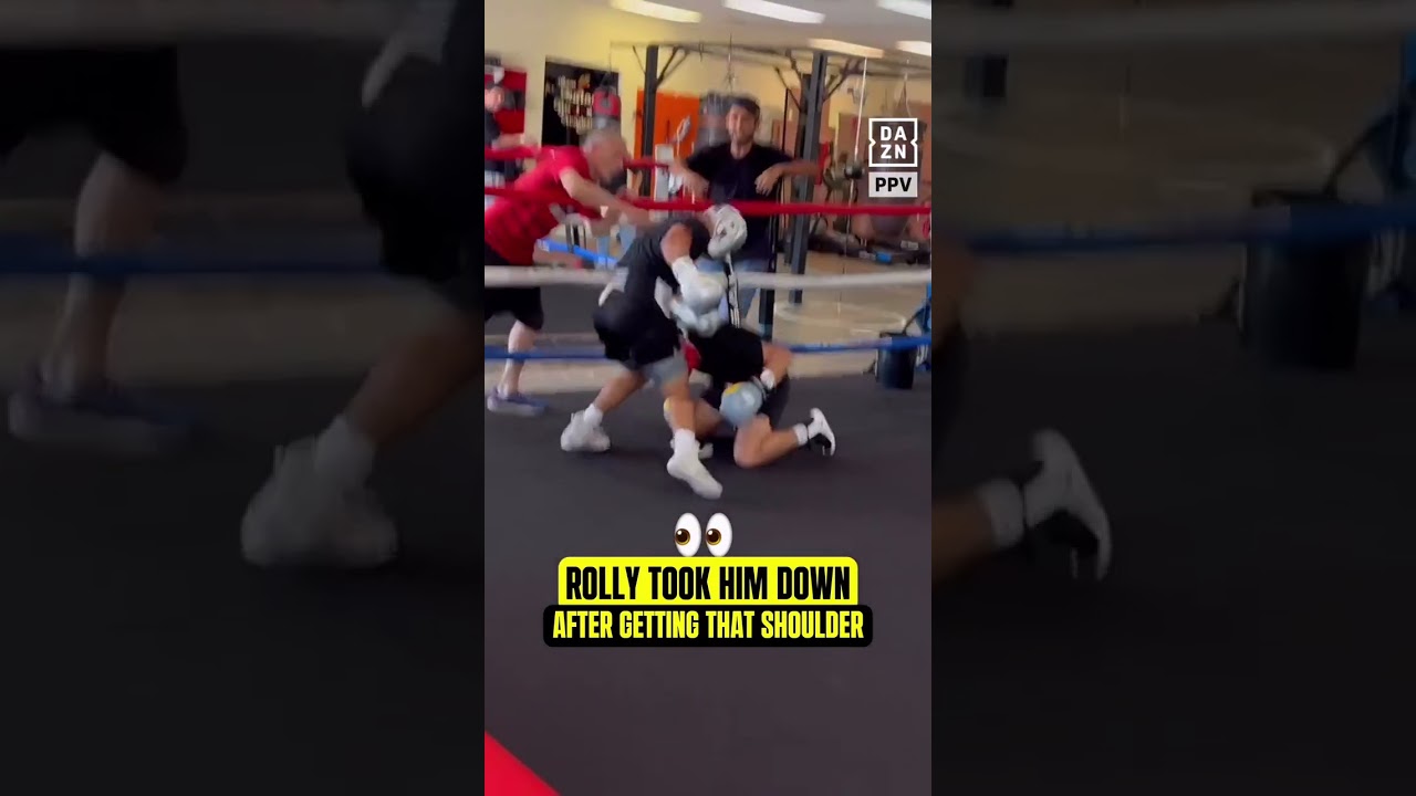 ROLLY ROMERO gets HEATED in the GYM 😳👀 #shorts