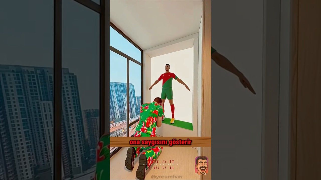 Hasan Ronaldo hayranlığını çok abarttı 😂