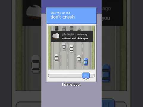 I let the comments redesign my reckless driving CAPTCHA