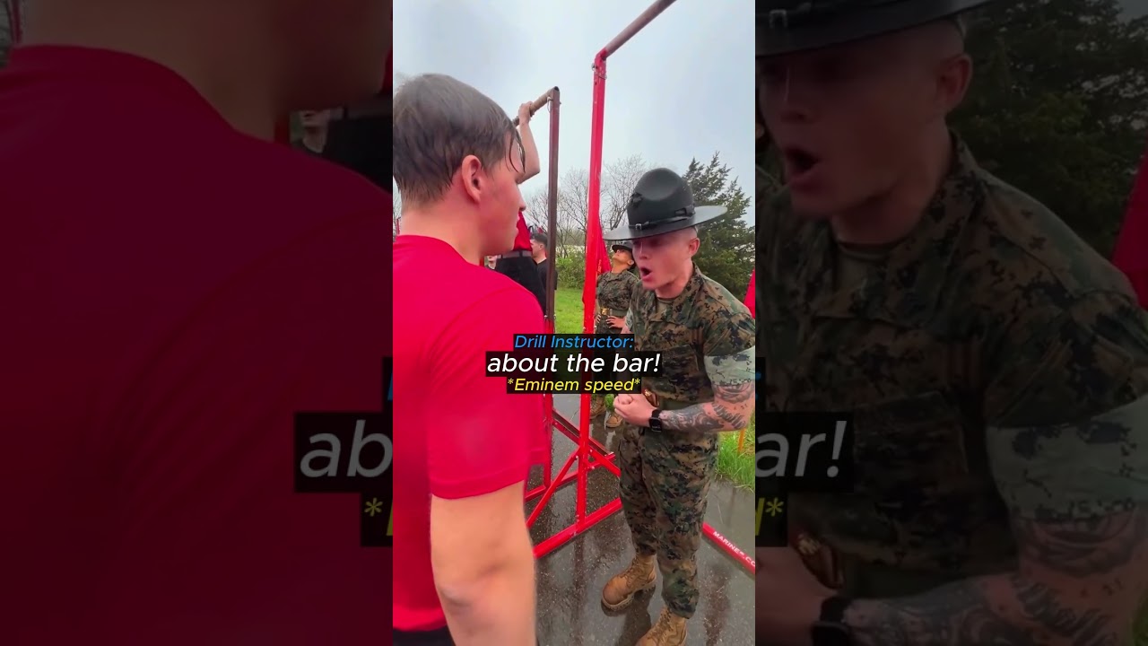 When The Drill Instructor Loses His Voice 😂
