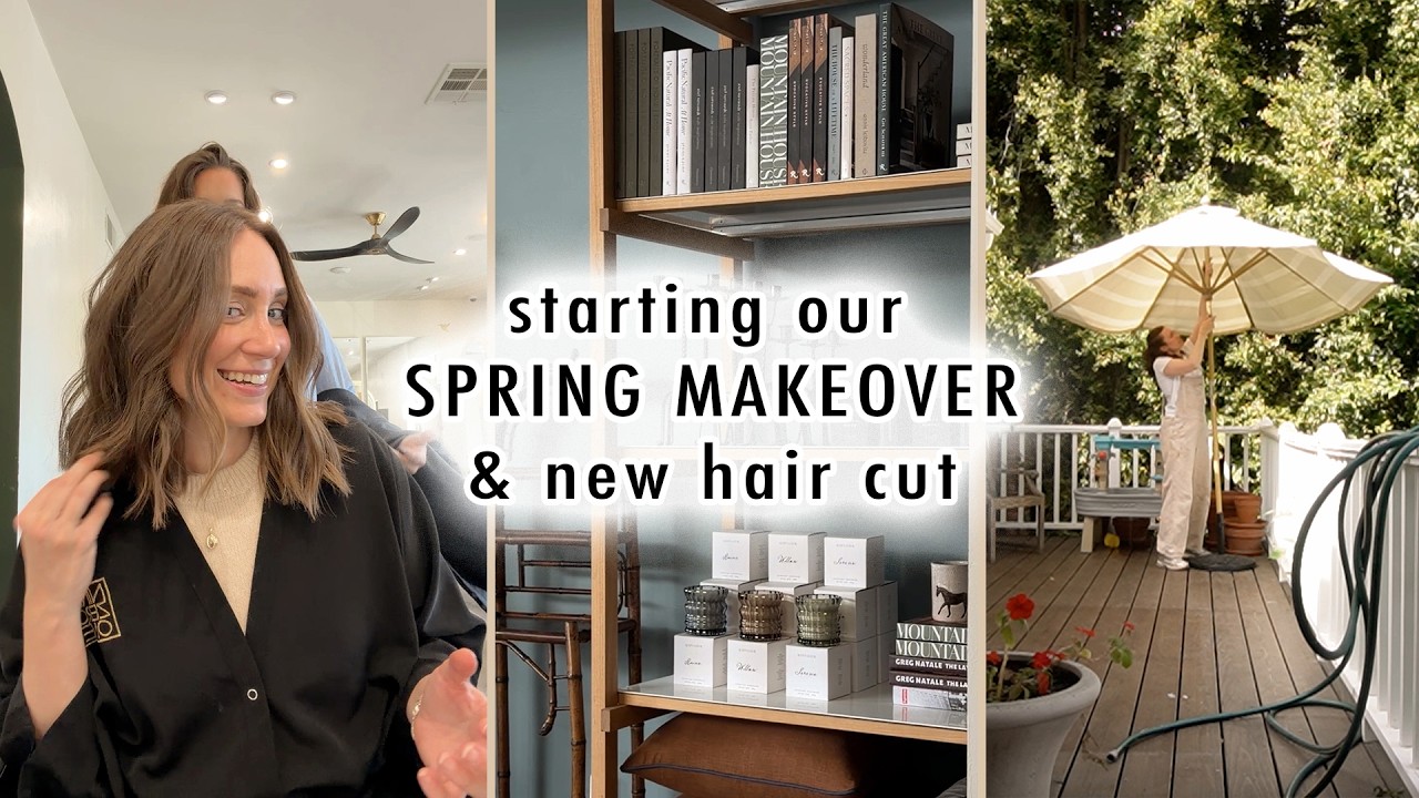 starting our Spring Makeover & NEW HAIR CUT!! | MaCenna Lee