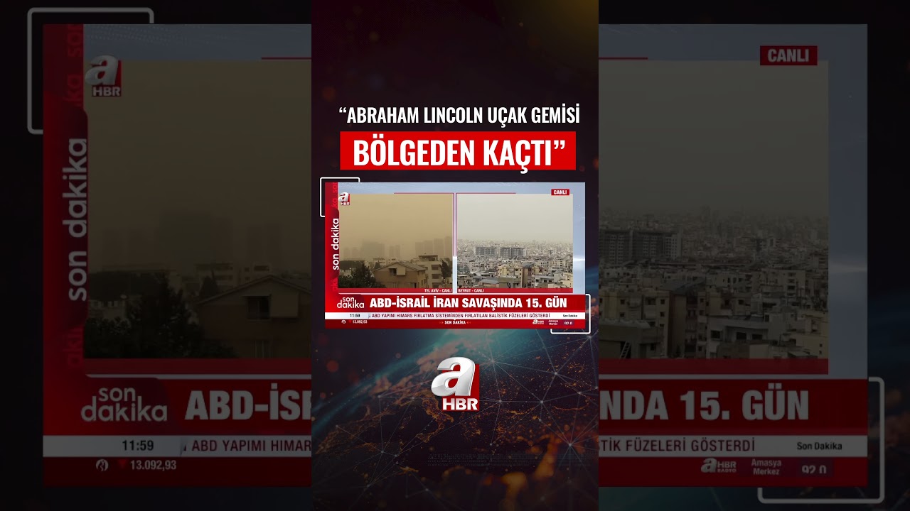İran Genelkurmay Başkanlığı: ABD'nin Abraham Lincoln Uçak Gemisi Bölgeden Kaçtı #shorts #sondakika