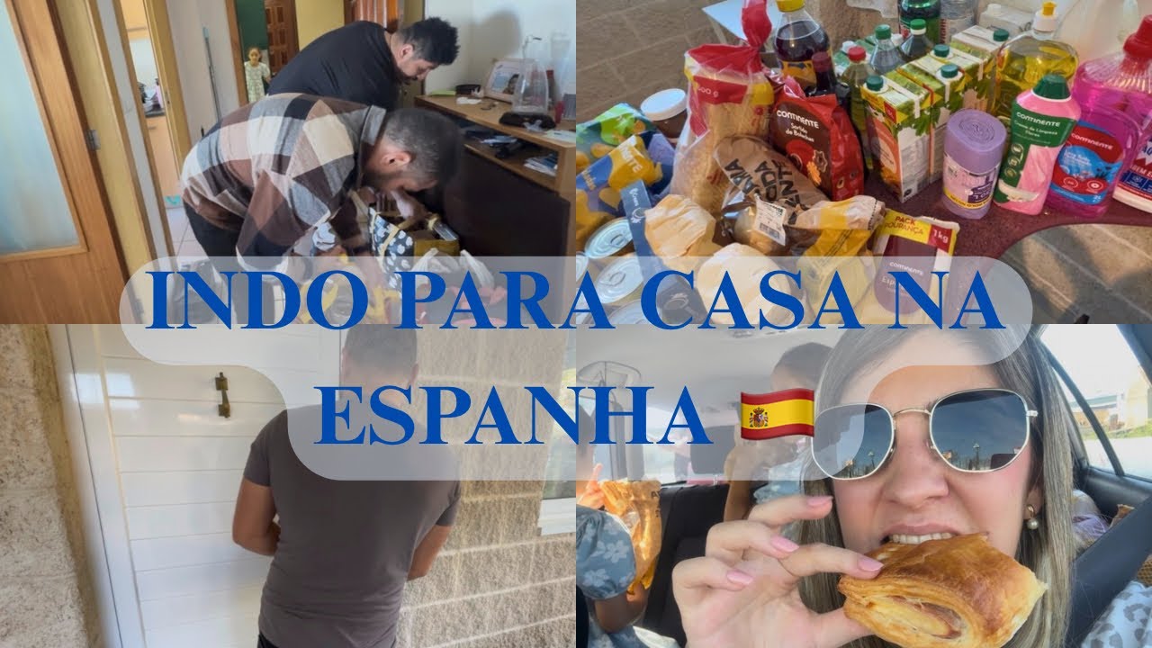 CHEGOU O DIA DE IRMOS PARA CASA, NOSSA PEQUENA MUDANÇA, FOMOS NO MERCADO EM PORTUGAL 