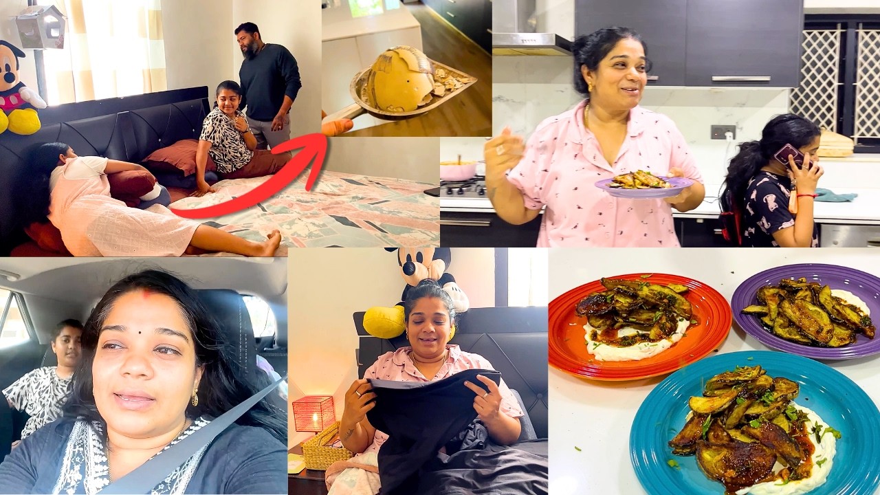 Mahi Broke This… What Satheesh Did Next Will SHOCK You 😱 - Greek Crispy Eggplant, Greek Baked Pasta