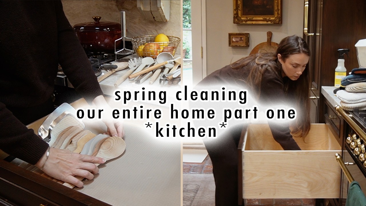 spring cleaning our entire home (part one) *kitchen clean out* | MaCenna Lee