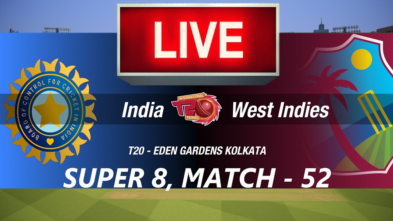 🛑LIVE- INDIA vs WEST INDIES🛑T20 WORLD CUP 2026🛑IND vs WI🛑CRICKET 26 GAMEPLAY🛑LIVE MATCH STREAMING🏏