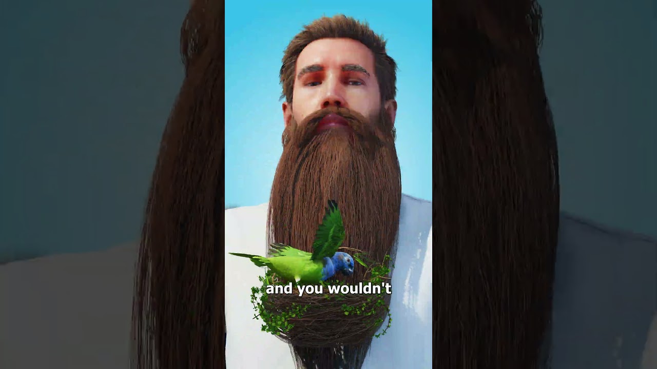 Growing A Bird Nest In Your Beard 😬