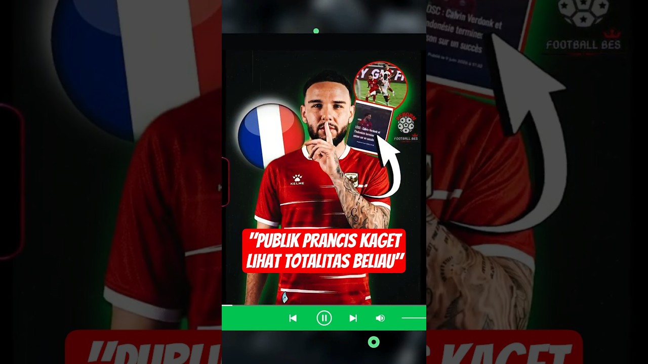 GAK ADA YANG SADAR! TOTALITAS CALVIN VERDONK SAAT BELA TIMNAS INDONESIA DISOROT MEDIA PRANCIS
