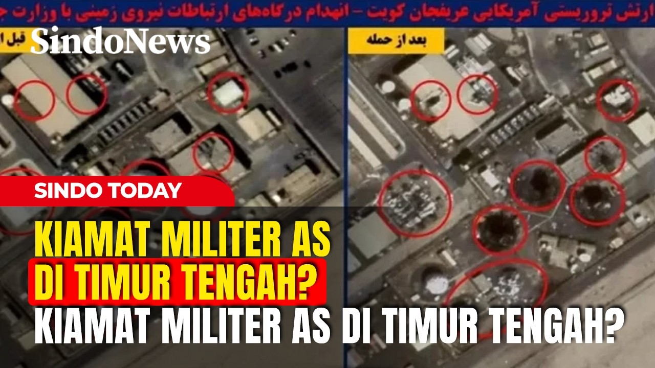 Kiamat Militer AS di Timur Tengah? Iran Hancurkan 16 Pangkalan AS | Sindo Today | 03/05 | PART 2