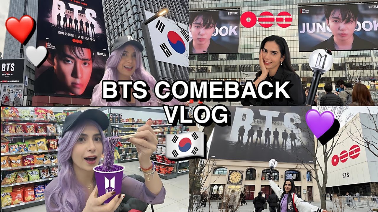 🇰🇷BTS COMEBACK VLOG: concert, Seoul shopping, CVS food💜