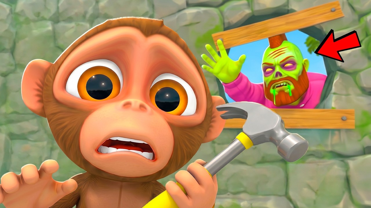 الزومبي دخلو لقفص الحيوانات ! والنهاية مرعبة 💀😱 I Am Monkey VR