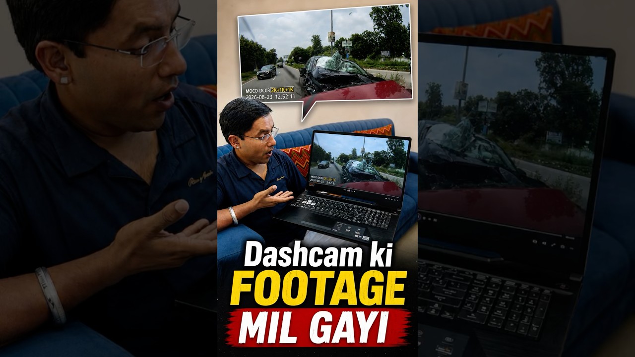 My Honda City Live Accident Dashcam Footage 😱🤯