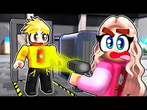 لؤي يحرس المطار مع لانا في روبلوكس!