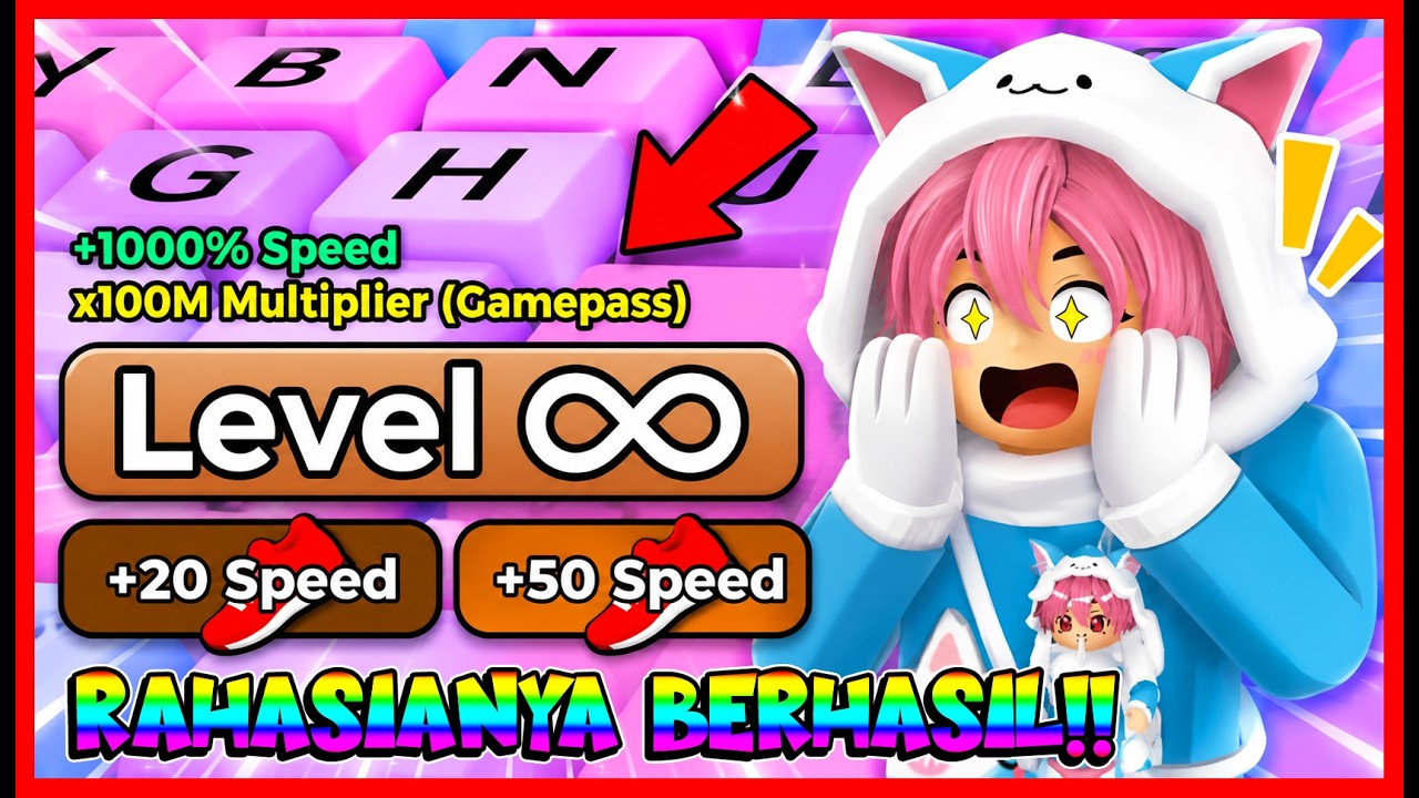 ATUN & MOMON MENEMUKAN SEMUA RAHASIA DI +1 KEYBOARD SPEED ESCAPE !! Feat @sapipurba Roblox