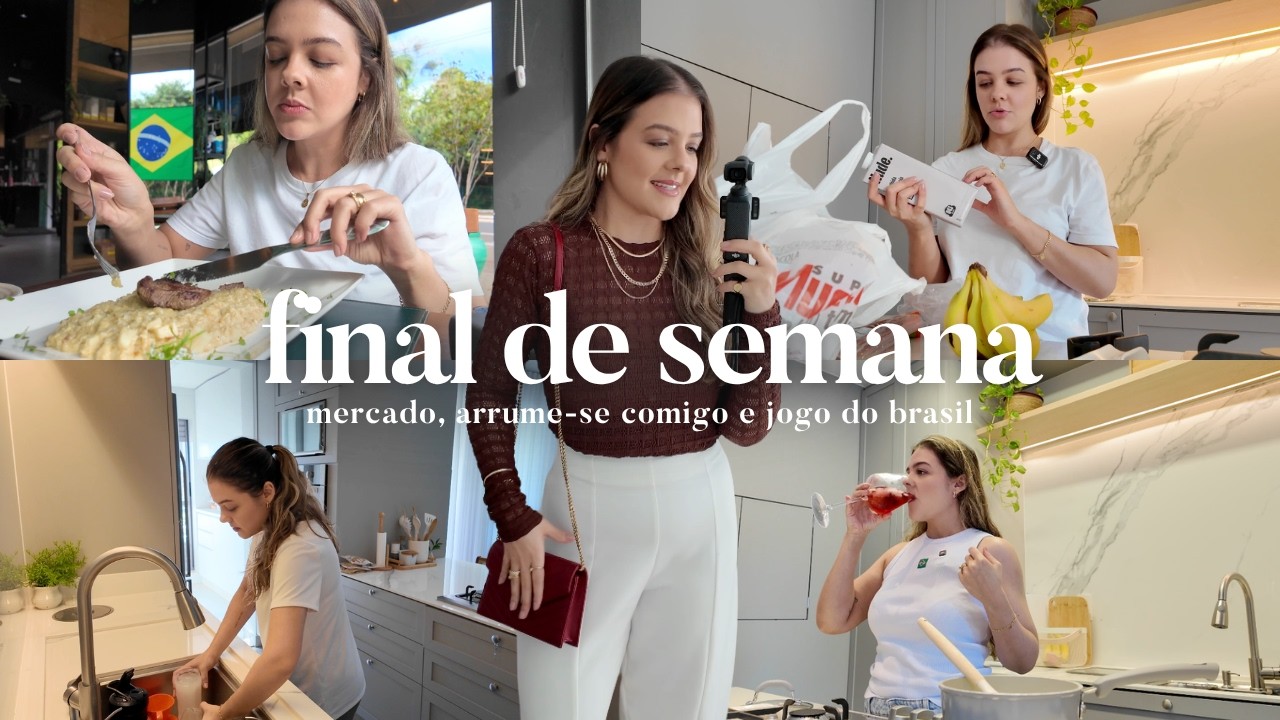 Vlogão do final de semana: sexta, sábado e domingo inteiro