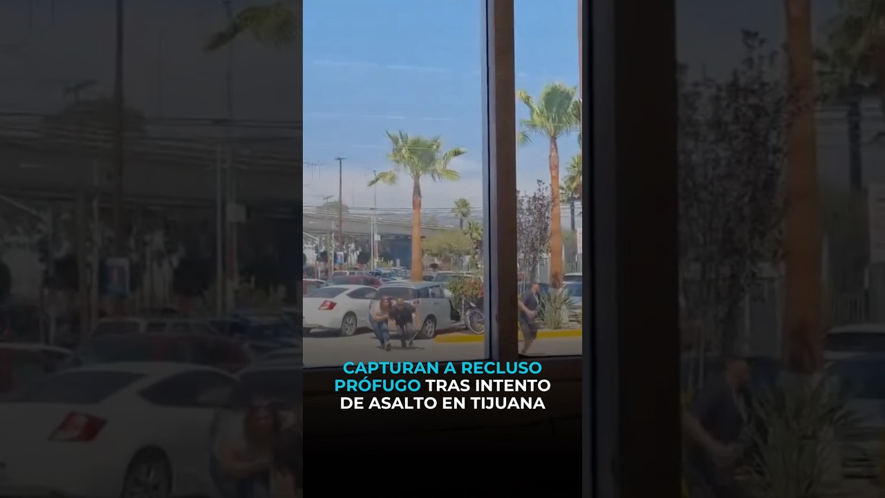 🚨 CAE RECLUSO PRÓFUGO TRAS ENFRENTAMIENTO EN TIJUANA