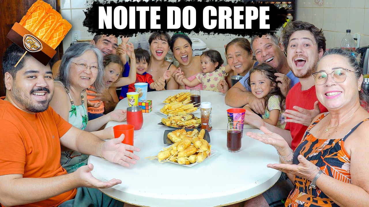 NOITE DO CREPE EM FAMÍLIA | Blog das irmãs