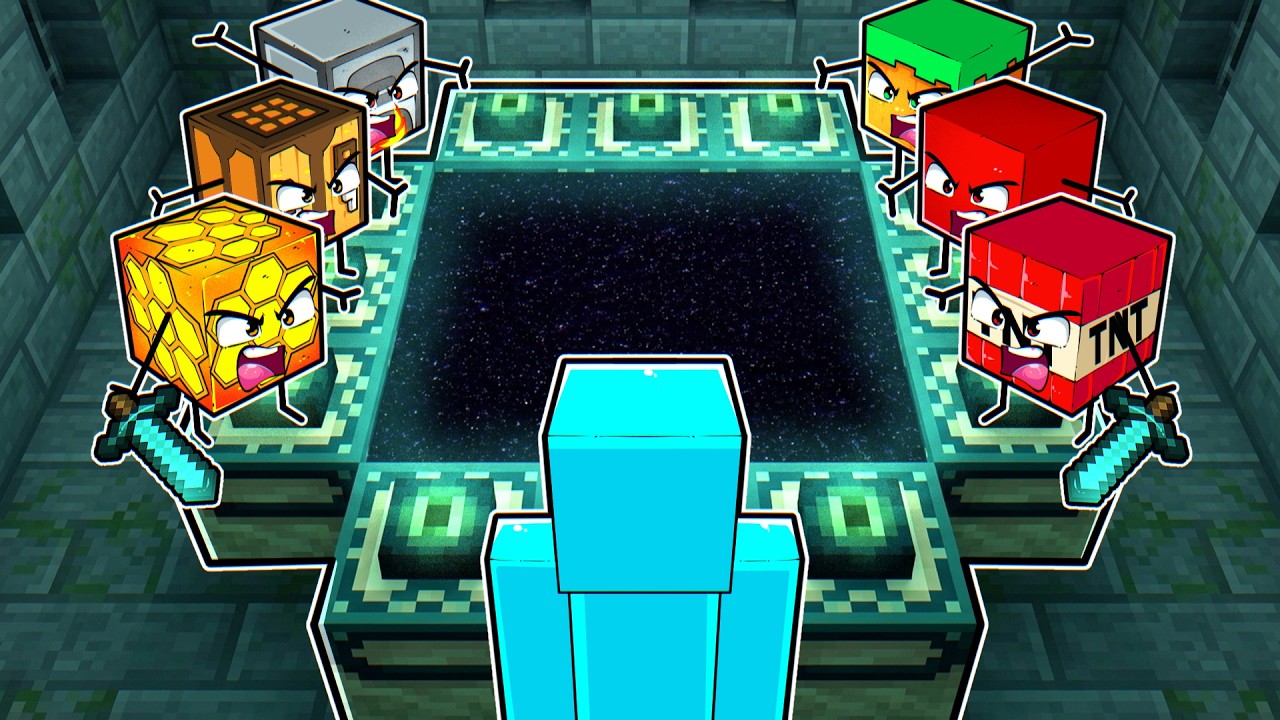 Blocos Me Ajudam a Zerar o Minecraft!