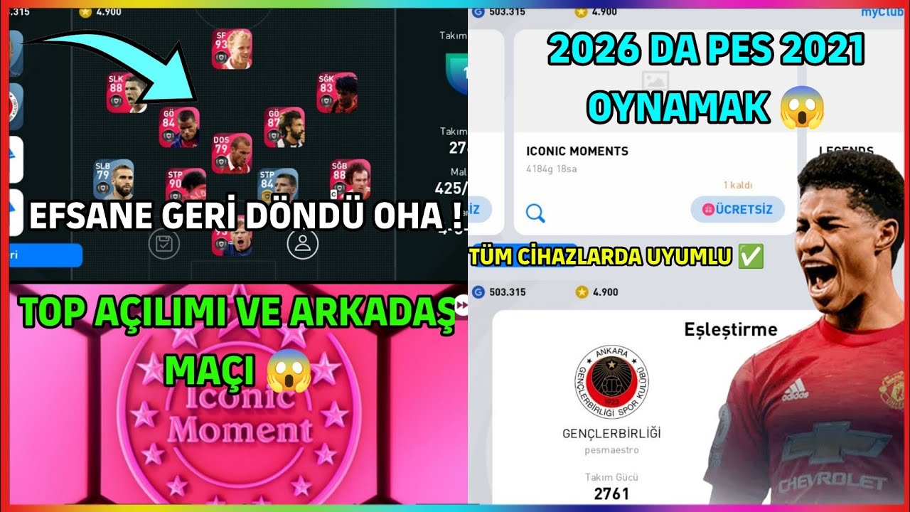 PES 2021 MOBİLE TAM SÜRÜM ÇIKTI ! NASIL İNDİRİLİR ? DETAYLI KURULUM ! %100 ÇALIŞIYOR 😱