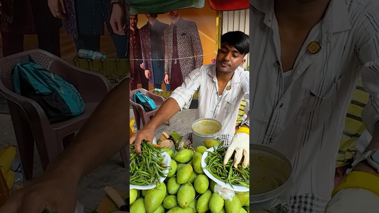 Bengali Bhai Ki Super Spicy Mirchi Chaat In Kolkata #mirchichaat #spicyfood #shorts